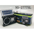 NNS 2777SL FM AM SW Rechargeable Radio Blue tooth Speaker With USB SD TF Mp3 Player With Solar With Light